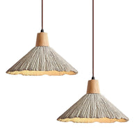Thumbnail for Grey Hanging Lamp - Hanging Pendant Lamp - Wabi-Sabi Chandelier Lighting Pendant Lights Artedimo 